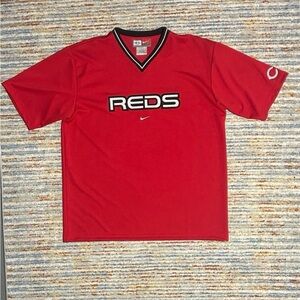 Vintage Nike Center Swoosh Cincinnati Reds Jersey Shirt